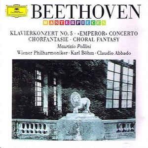 Klavierkonzert No.5 Emperor Concerto Chorfantasie - CD Audio di Ludwig van Beethoven,Maurizio Pollini,Wiener Philharmoniker