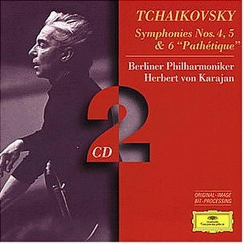Sinfonie n.4, n.5, n.6 - CD Audio di Pyotr Ilyich Tchaikovsky,Herbert Von Karajan,Berliner Philharmoniker