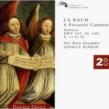 Cantate BWV147, BWV80, BWV140, BWV8, BWV51, BWV78 - CD Audio di Johann Sebastian Bach,Joshua Rifkin,Bach Ensemble