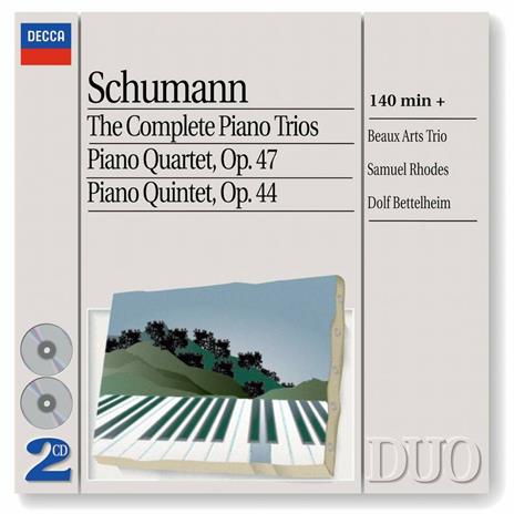 Trii con pianoforte n.1, n.2, n.3 - Quartetto con pianoforte - Quintetto con pianoforte - CD Audio di Robert Schumann,Beaux Arts Trio