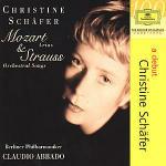 Lieder - CD Audio di Wolfgang Amadeus Mozart,Richard Strauss,Claudio Abbado,Berliner Philharmoniker,Maria Joao Pires,Christine Schäfer