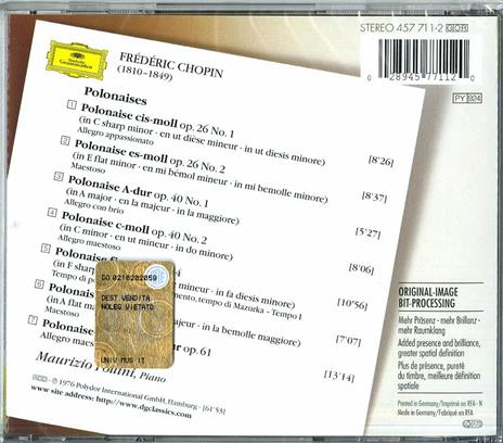 Polacche - CD Audio di Frederic Chopin,Maurizio Pollini - 2
