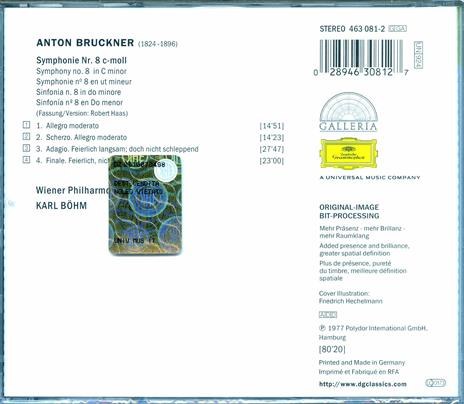 Sinfonia n.8 - CD Audio di Anton Bruckner,Karl Böhm,Wiener Philharmoniker - 2