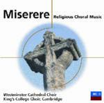 Miserere: Religious Choral Music - CD Audio