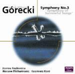 Sinfonia n.3 - CD Audio di Henryk Mikolaj Gorecki