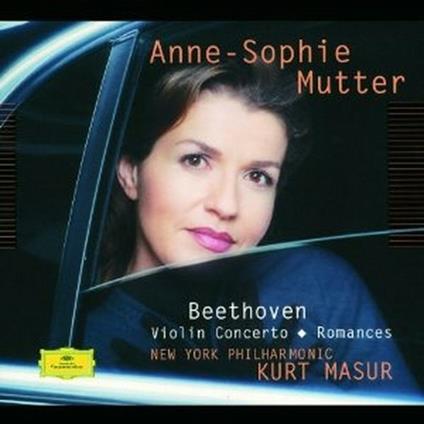 Concerto per violino - Romanze per violino n.1, n.2 - CD Audio di Ludwig van Beethoven,Kurt Masur,Anne-Sophie Mutter,New York Philharmonic Orchestra
