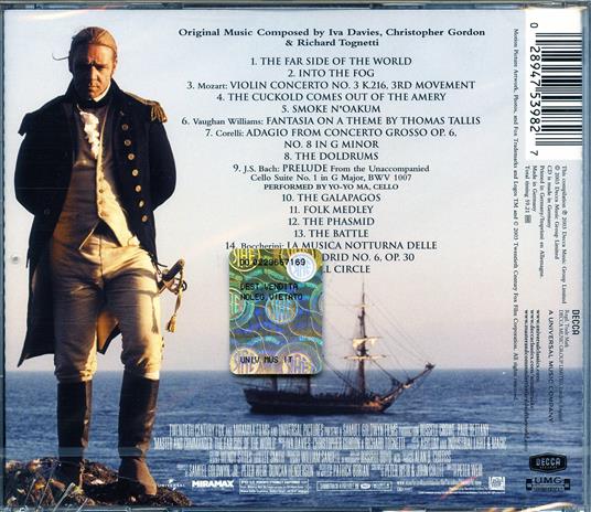 Master and Commander (Colonna sonora) - CD Audio - 2