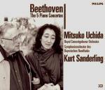 Concerti per pianoforte completi - CD Audio di Ludwig van Beethoven,Kurt Sanderling,Mitsuko Uchida,Royal Concertgebouw Orchestra,Orchestra Sinfonica della Radio Bavarese