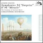 Sinfonie n.94, n.96 - CD Audio di Franz Joseph Haydn,Christopher Hogwood,Academy of Ancient Music