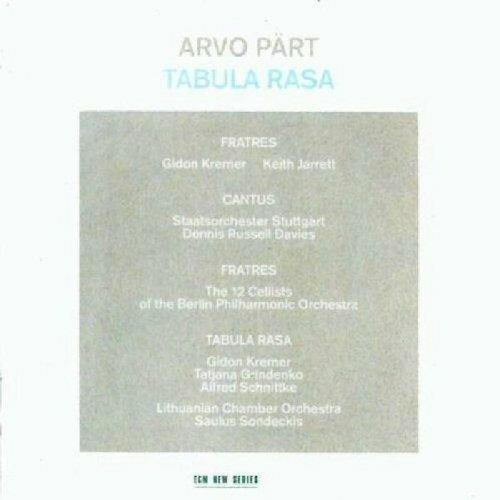 Tabula Rasa - CD Audio di Arvo Pärt