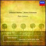 Quintetto con pianoforte op.34 / Quintetto con pianoforte op.44 - CD Audio di Johannes Brahms,Robert Schumann,Paolo Restani,Quartetto della Scala