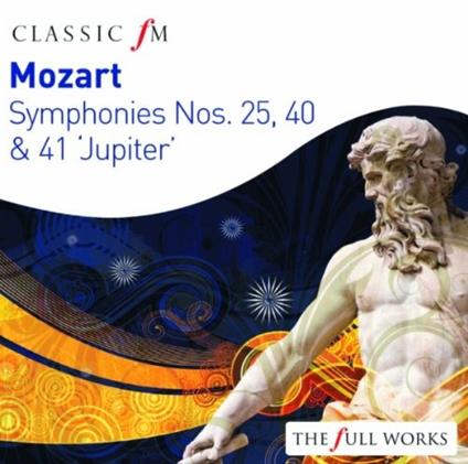 Sinfonie n.40, n.41, n.25 - CD Audio di Wolfgang Amadeus Mozart,Neville Marriner
