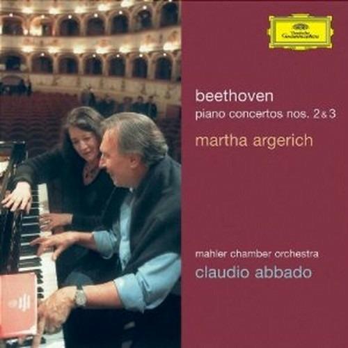Concerti per pianoforte n.2, n.3 - CD Audio di Ludwig van Beethoven,Martha Argerich,Claudio Abbado