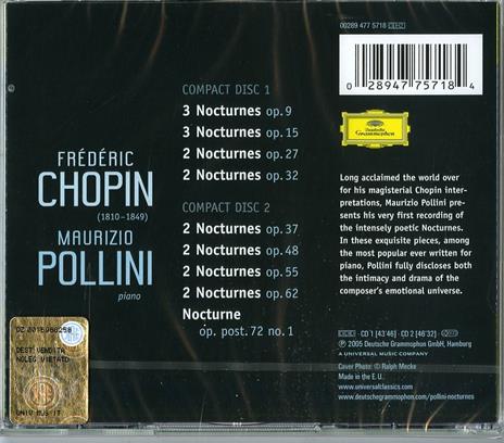 Notturni - CD Audio di Frederic Chopin,Maurizio Pollini - 2