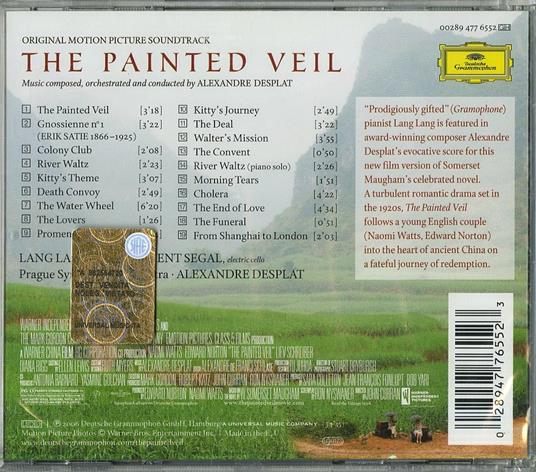 The Painted Veil (Colonna sonora) - CD Audio di Alexandre Desplat - 2