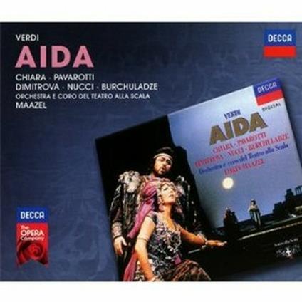 Aida - CD Audio di Luciano Pavarotti,Paata Burchuladze,Ghena Dimitrova,Giuseppe Verdi,Lorin Maazel,Orchestra del Teatro alla Scala di Milano