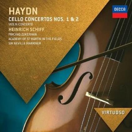 Concerti per violoncello - Concerto per violino - CD Audio di Franz Joseph Haydn,Pinchas Zukerman,Neville Marriner,Academy of St. Martin in the Fields,Heinrich Schiff
