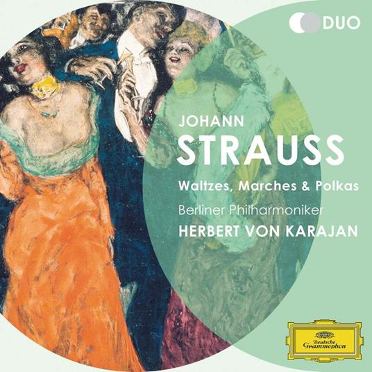 Valzer, marce, polke - CD Audio di Johann Strauss,Herbert Von Karajan,Berliner Philharmoniker