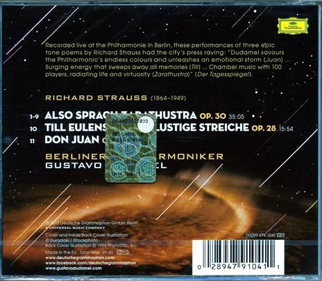 Così parlò Zarathustra (Also Sprach Zarathustra) - CD Audio di Richard Strauss,Berliner Philharmoniker,Gustavo Dudamel - 2