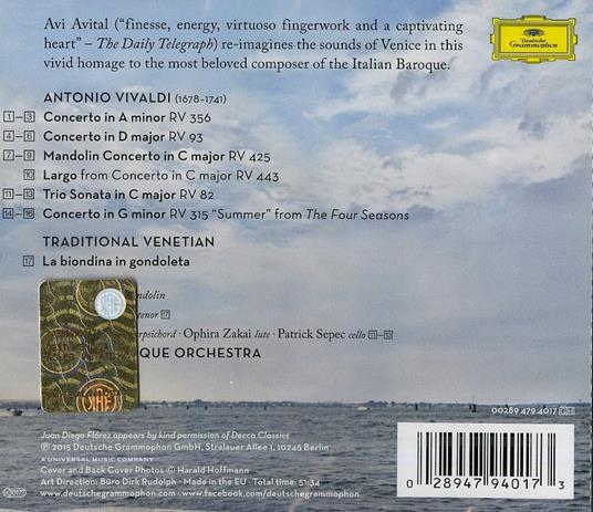Vivaldi - CD Audio di Antonio Vivaldi,Juan Diego Florez,Venice Baroque Orchestra,Avi Avital - 2