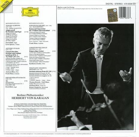 Adagio / Canone - Vinile LP di Tomaso Giovanni Albinoni,Johann Pachelbel,Herbert Von Karajan,Berliner Philharmoniker - 2