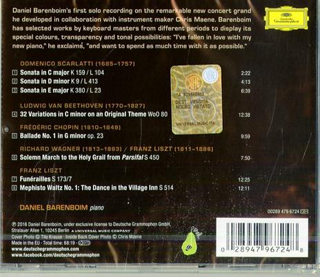On My New Piano - CD Audio di Daniel Barenboim - 2