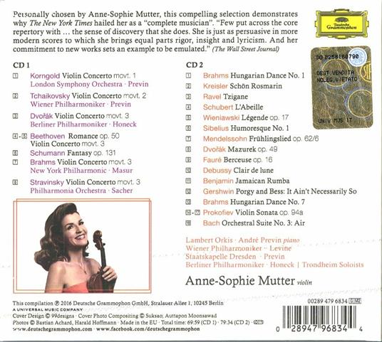 Mutterissimo (Digipack) - CD Audio di Anne-Sophie Mutter - 2