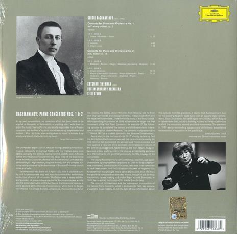 Concerti per pianoforte n.1, n.2 - Vinile LP di Sergei Rachmaninov,Seiji Ozawa,Boston Symphony Orchestra,Krystian Zimerman - 2