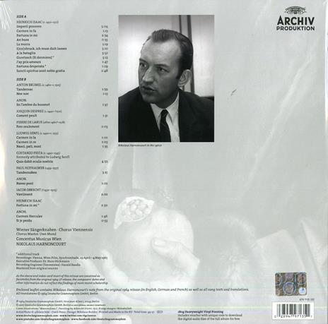 Musica alla corte dell'imperatore Massimiliano (Limited Edition) - Vinile LP di Nikolaus Harnoncourt,Concentus Musicus Wien,Wiener Sängerknaben - 2
