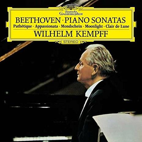 Sonate per pianoforte n.8, n.14, n.23 - Vinile LP di Ludwig van Beethoven,Wilhelm Kempff