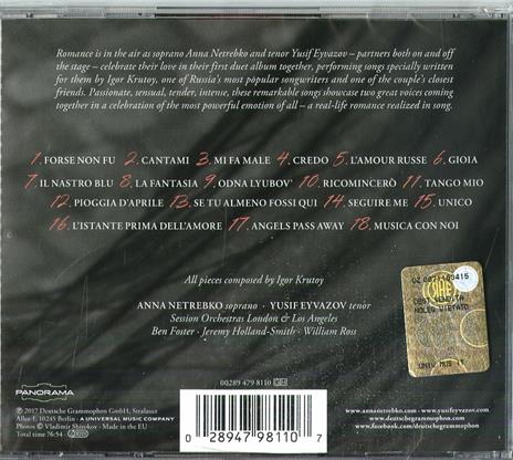 Romanza - CD Audio di Anna Netrebko,Yusif Eyvazov - 2