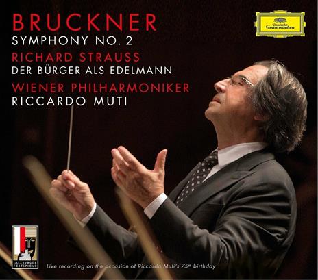 Sinfonia n.2 / Il borghese gentiluomo - CD Audio di Anton Bruckner,Richard Strauss,Riccardo Muti,Wiener Philharmoniker