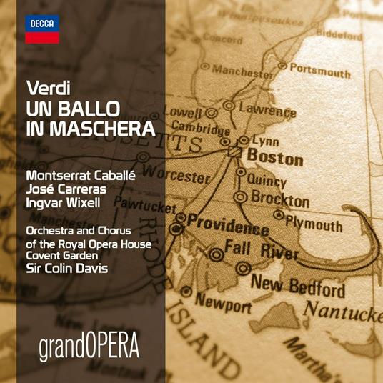 Un ballo in maschera - CD Audio di Montserrat Caballé,José Carreras,Giuseppe Verdi,Sir Colin Davis