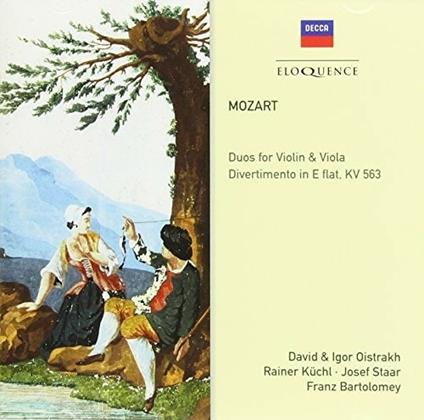 Duos for Violin & Viola - CD Audio di Wolfgang Amadeus Mozart