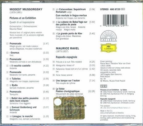 Quadri di un'esposizione - CD Audio di Modest Mussorgsky,Claudio Abbado,London Symphony Orchestra - 2