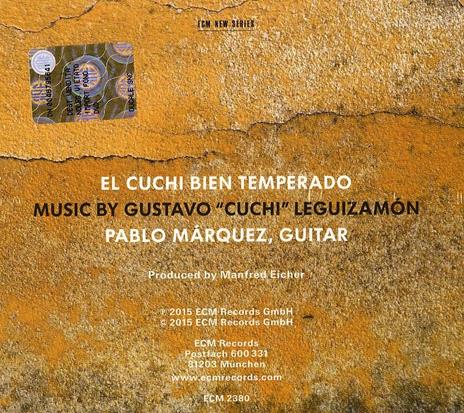 El cuchi bien temperado - CD Audio di Gustavo Leguizamon - 2