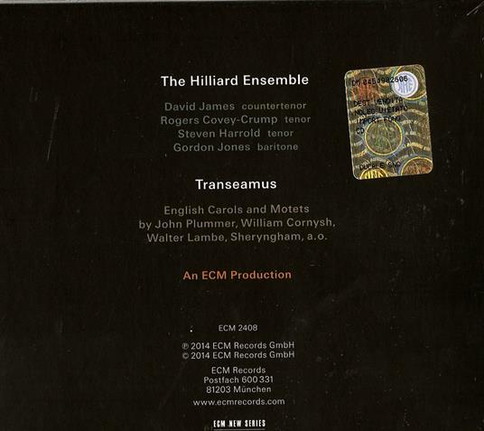 Transeamus. English Carols and Motets - CD Audio di Hilliard Ensemble - 2
