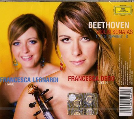 Sonate per violino n.1, n.2, n.5, n.8 - CD Audio di Ludwig van Beethoven,Francesca Leonardi,Francesca Dego - 2