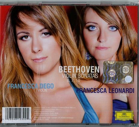 Sonate per violino e pianoforte n.6, n.7, n.10 - CD Audio di Ludwig van Beethoven,Francesca Leonardi,Francesca Dego - 2