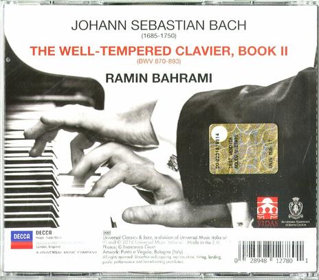 Il clavicembalo ben temperato vol.2 (Das Wohltemperierte Clavier teil 2) - CD Audio di Johann Sebastian Bach,Ramin Bahrami - 2