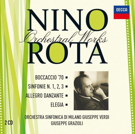 Musica orchestrale vol.6 - CD Audio di Nino Rota,Orchestra Sinfonica di Milano Giuseppe Verdi,Giuseppe Grazioli