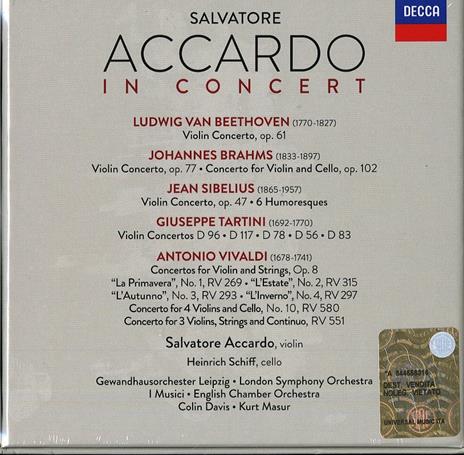 In Concert - CD Audio di Salvatore Accardo - 2