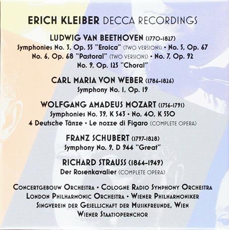 Decca Recordings - CD Audio di Erich Kleiber - 2