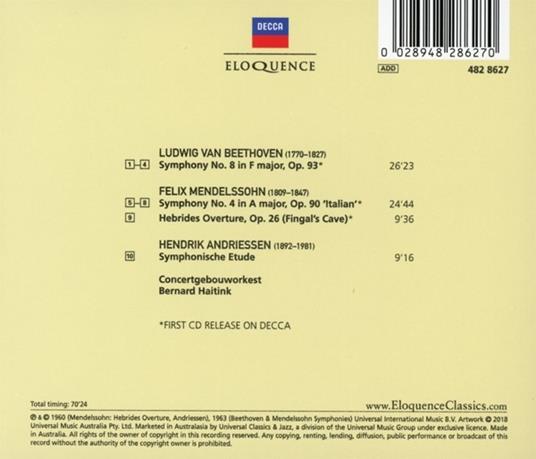 The Early Years - CD Audio di Bernard Haitink - 2