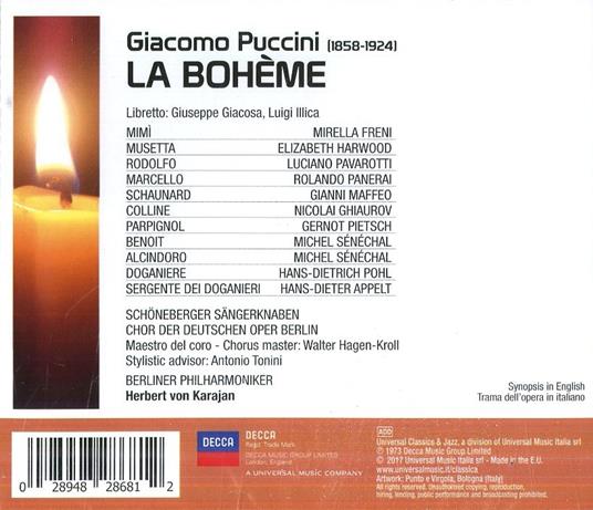 La Bohème - CD Audio di Luciano Pavarotti,Mirella Freni,Giacomo Puccini,Herbert Von Karajan,Berliner Philharmoniker - 2