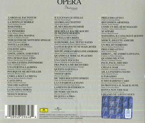 Opera. The Platinum Collection - CD Audio - 2