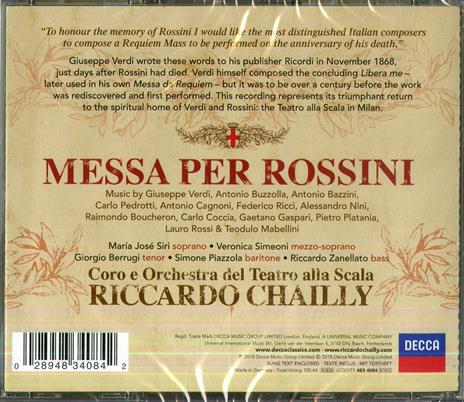 Messa per Rossini - CD Audio di Riccardo Chailly,Orchestra del Teatro alla Scala di Milano - 2