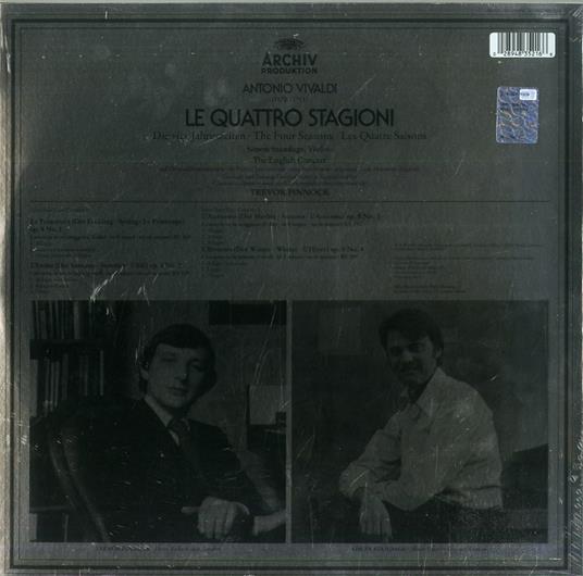 Le quattro stagioni (180 gr. + MP3 Download) - Vinile LP di Antonio Vivaldi,Trevor Pinnock - 2