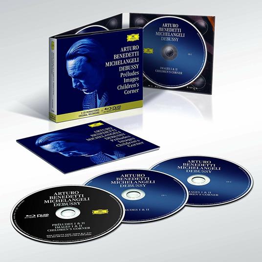 Preludes - Images-Children's - CD Audio + Blu-Ray Audio di Claude Debussy,Arturo Benedetti Michelangeli - 2