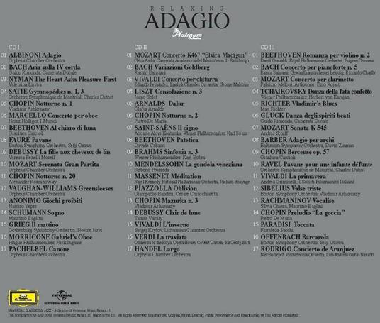 Relaxing Adagio. The Platinum Collection - CD Audio - 2